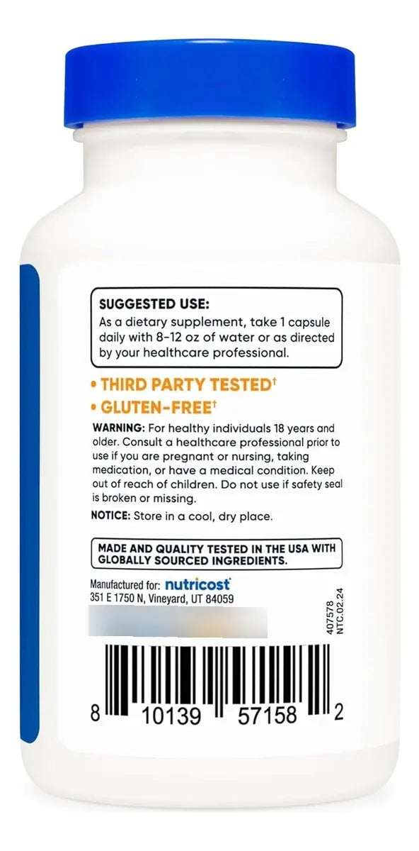 NALT,Acetyl Tirosine | 350 Mg | 120 capsulas