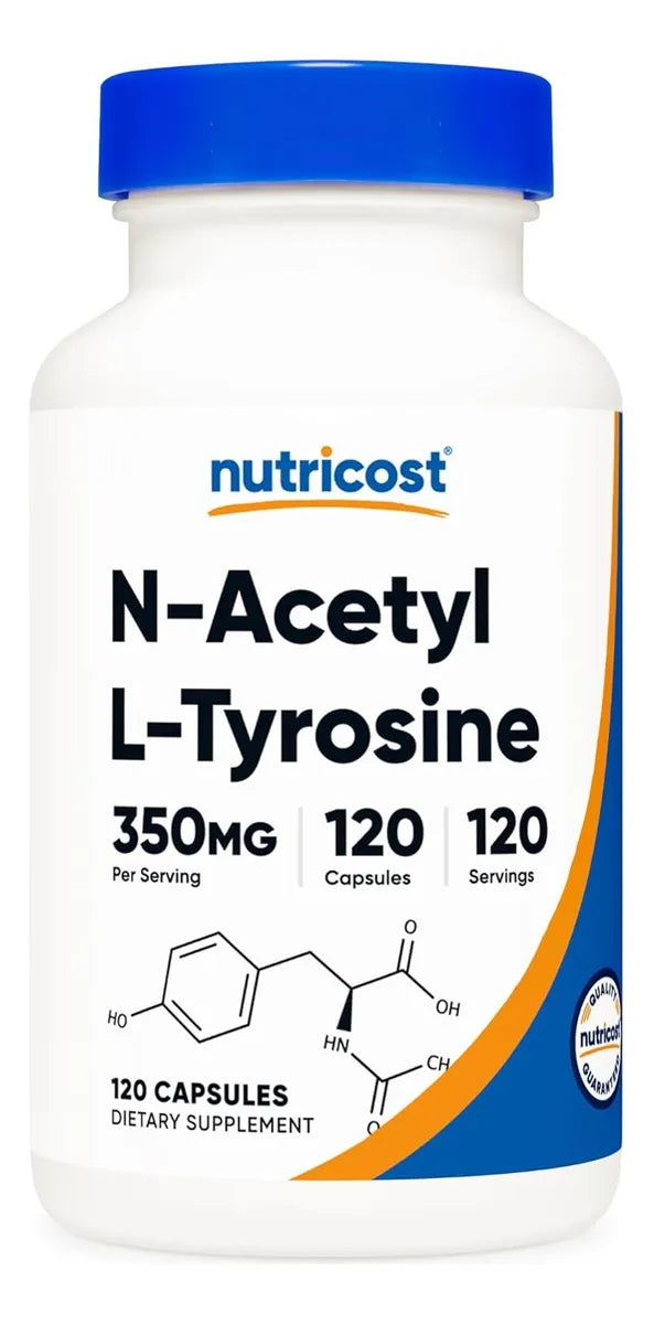 NALT,Acetyl Tirosine | 350 Mg | 120 capsulas