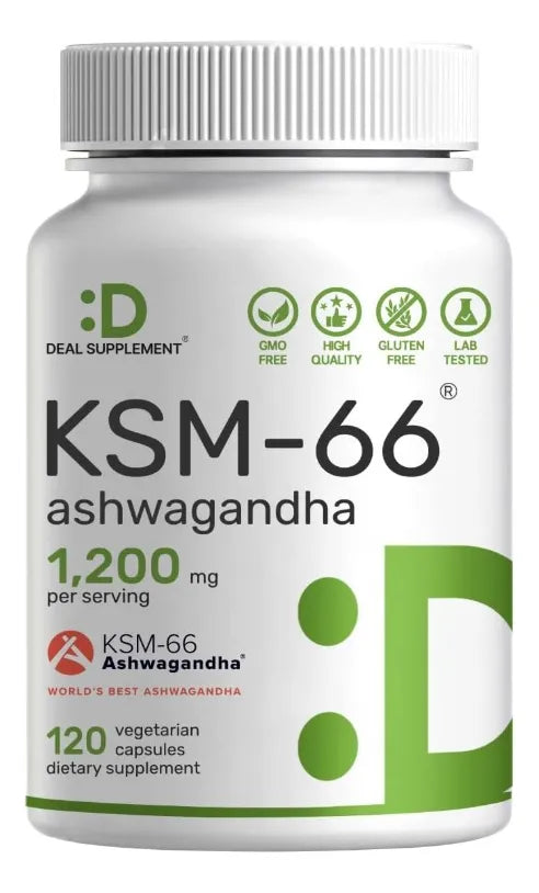 Ashwagandha | 1200 Mg | 120 capsulas