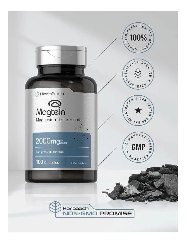 L-treonato de Magnesio | 2000 mg | 100 Capsulas