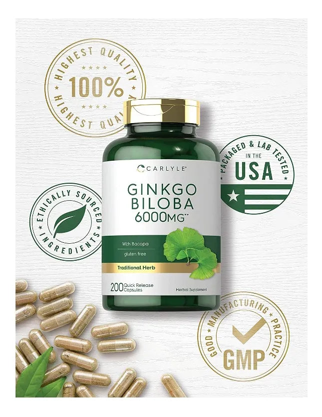 Ginkgo Biloba | 6000 Mg | 200 U