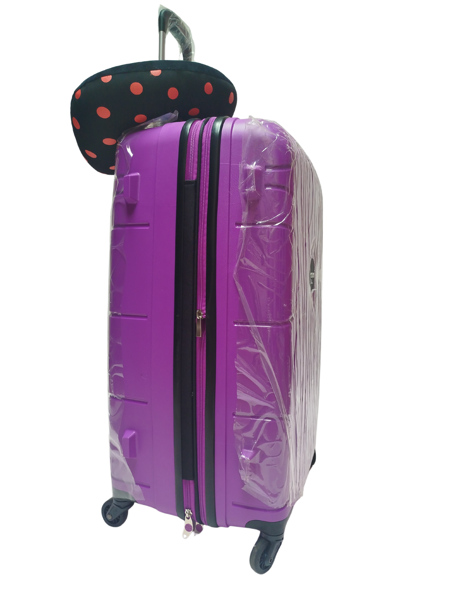 Maleta para viaje morada mediana