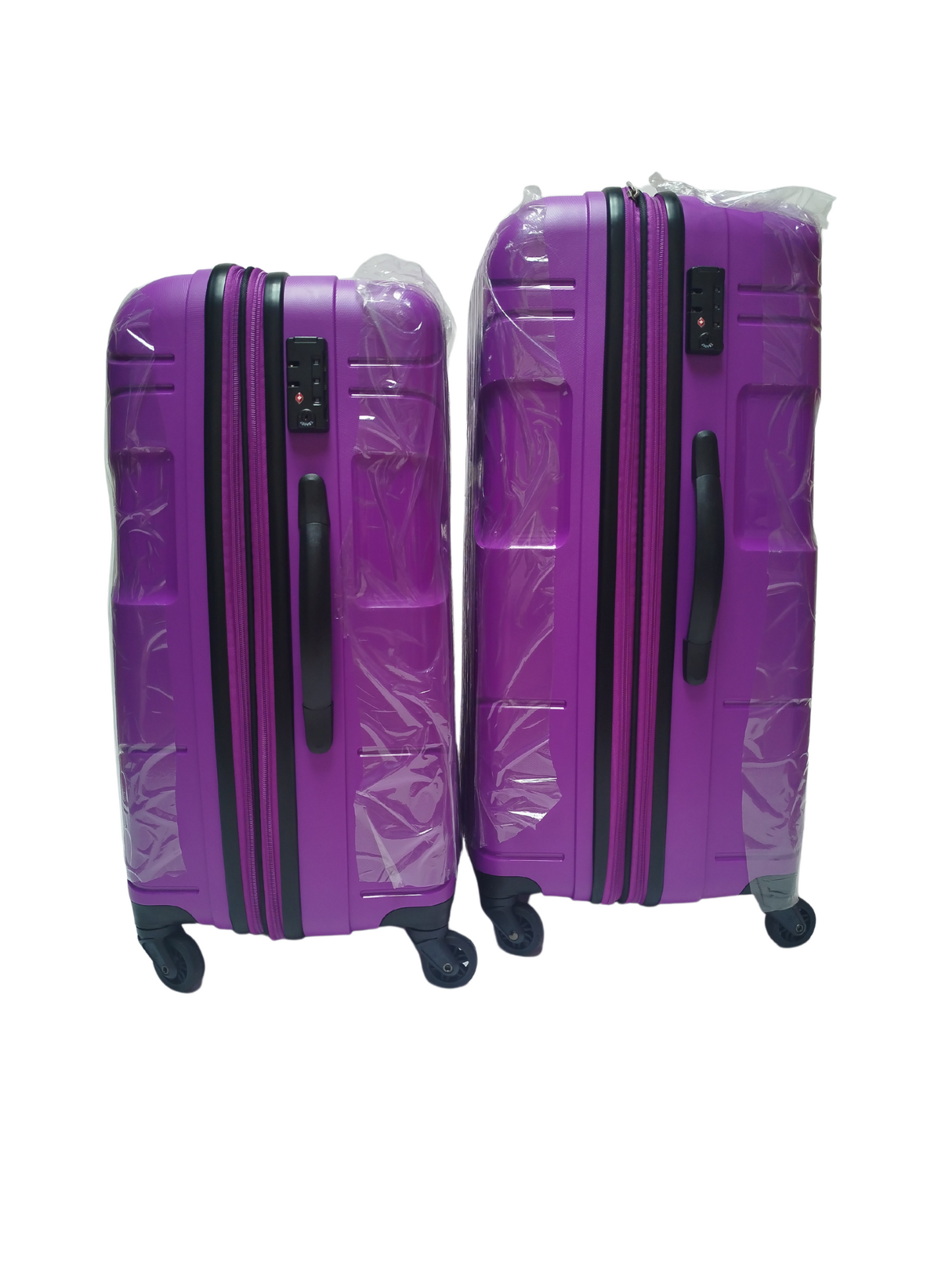 Maleta para viaje morada mediana