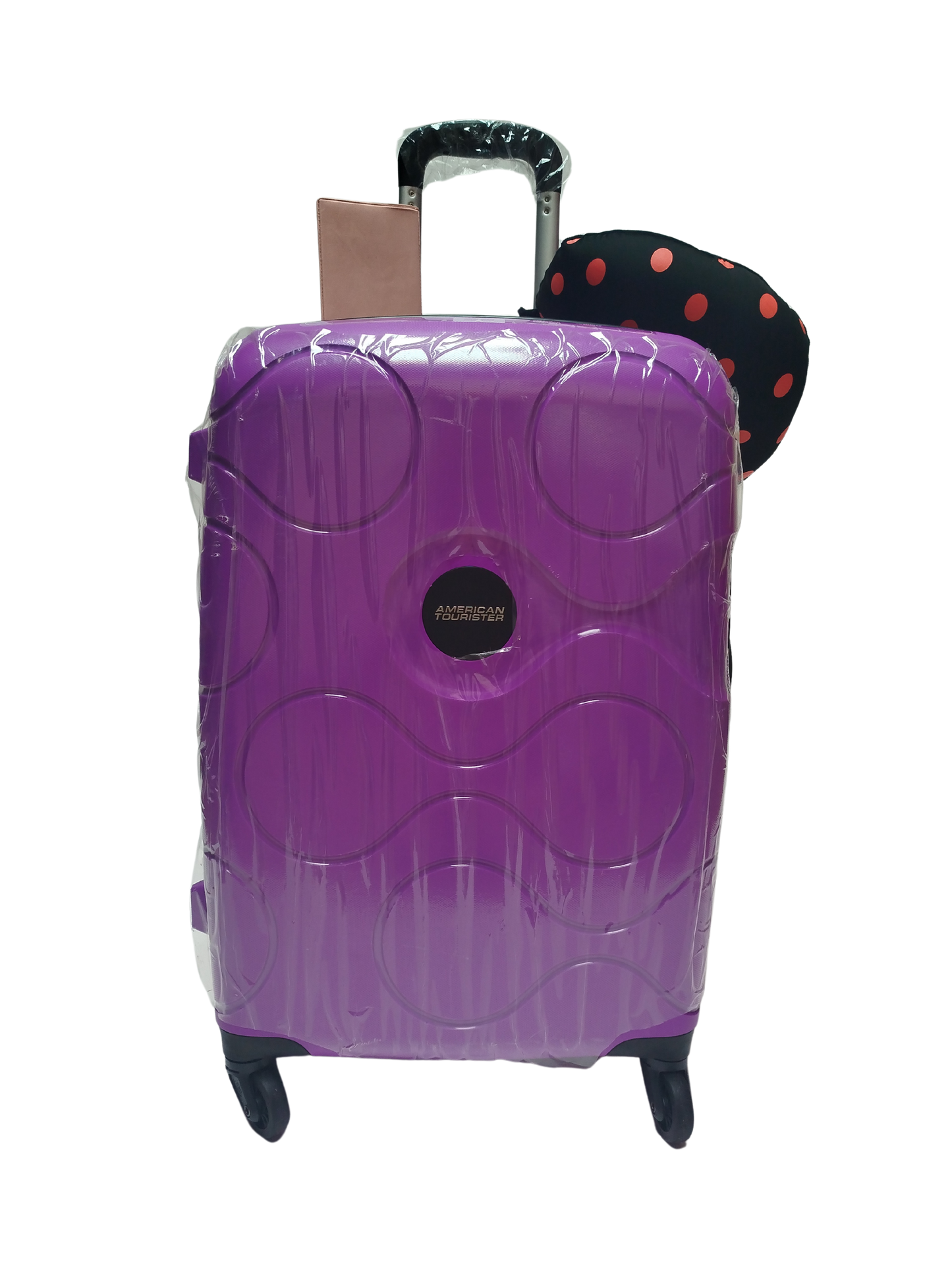 Maleta para viaje morada mediana